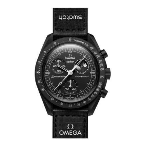 Omega swatch moon black