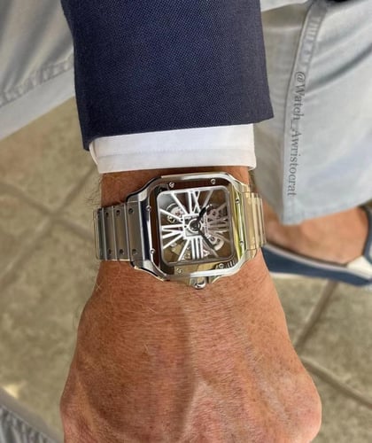 ساعة كارتير سنتوس Skeleton