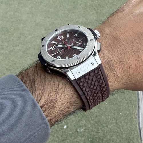 ساعة big bang هوبلو بني مميزه