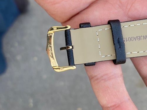 ساعة كارتير cartier pebble black