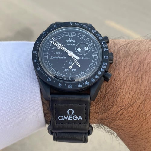 Omega swatch moon black