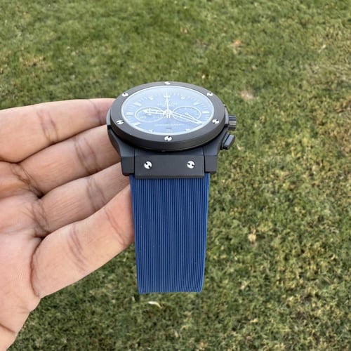 ساعة اوبلو كلاسك كحلي