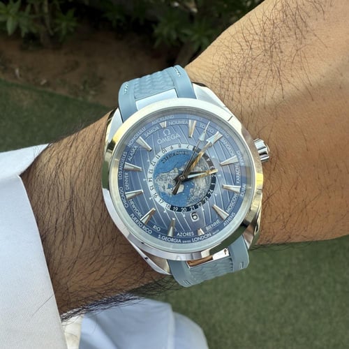 omega seamaster aqua تيفاني