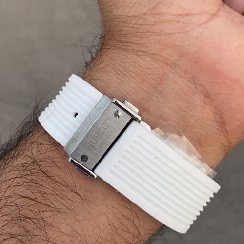 ساعة هوبلت BIG BANG SKY BLUE ابيض