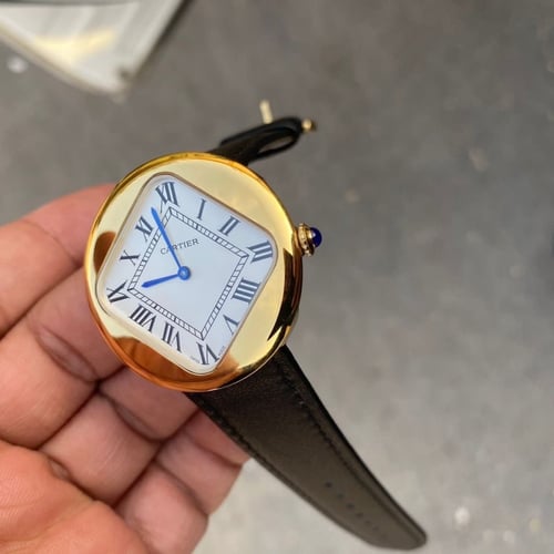 ساعة كارتير cartier pebble black