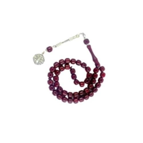 سبحة بكلايت عنابي