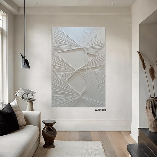 لوحة تجريدية ذات ملمس بارز كثيف