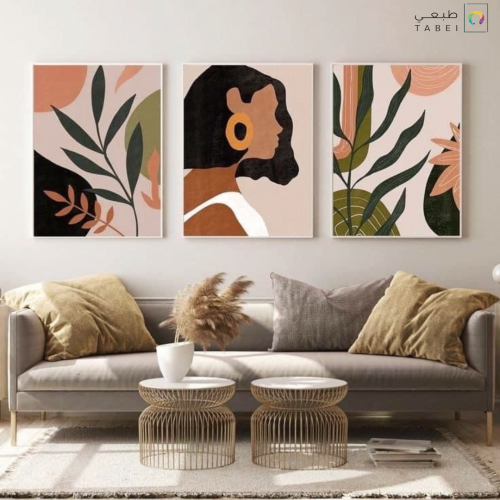 طقم لوحات ديكور مودرن - 60x40cm