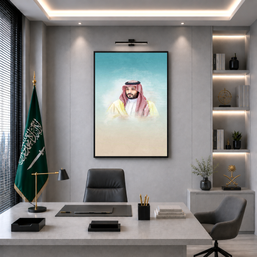 لوحة جدارية مطبوعة فنية وديكور - لوحة وليي العهد م...