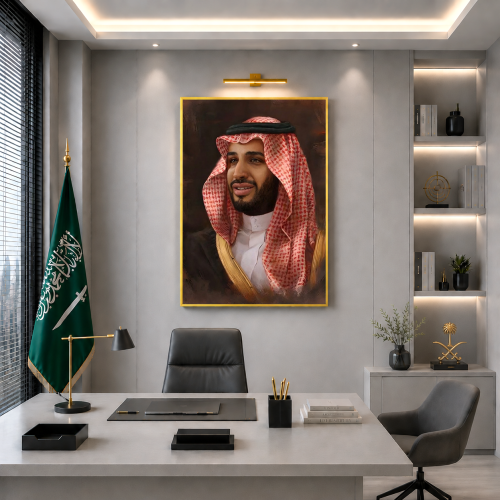 لوحة جدارية مطبوعة فنية وديكور - لوحة وليي العهد م...