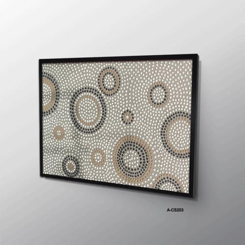 لوحة جدارية عصرية تعتمد فن التنقيط البارز (Dotted...