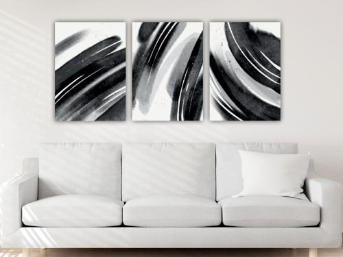 لوحة الخطوط السوداء