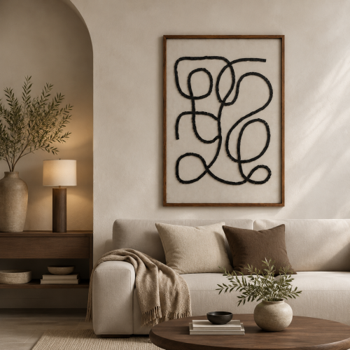 لوحة ديكور مستطيلة مقاس 120 × 80 سم