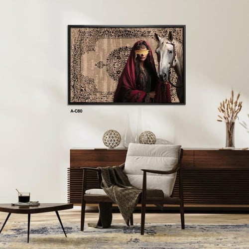 لوحة بطابع شرقي تراثي يعكس الفخامة والأصالة