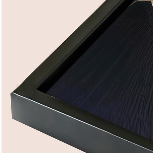 لوحة فنية تجريدية بتدرجات خشبية دافئة وأشكال هندسي...