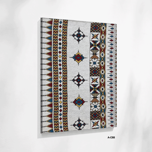 لوحة جدارية مبهجة مستوحاة من التراث الشعبي