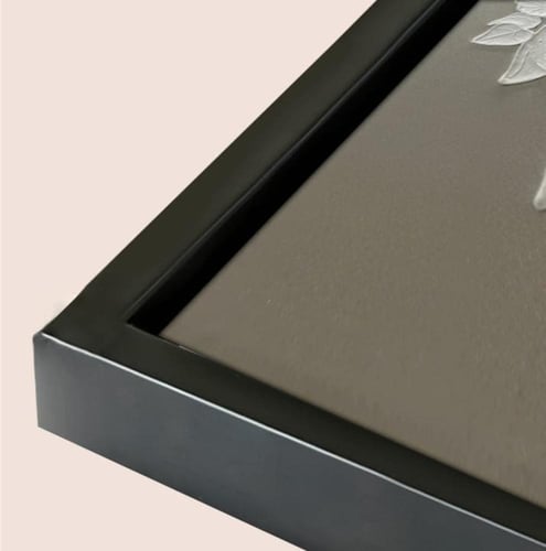 لوحة تجريدية مودرن تعتمد على تقنية السكين والملمس...