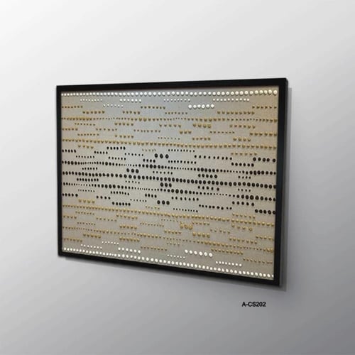 لوحة جدارية مودرن تجسد الفن النقطي (Dotted Art) بل...