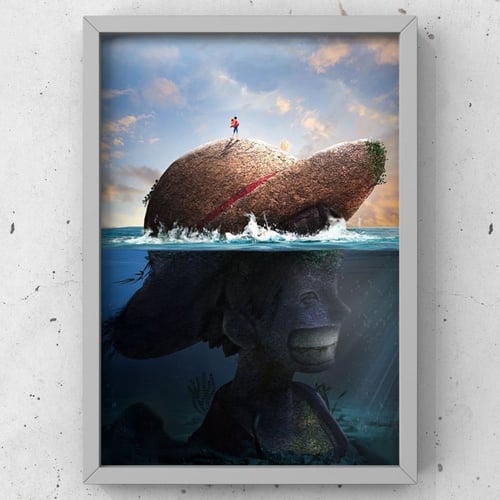 لوحة / قبعة القش