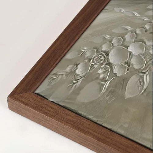 لوحة فنية فاخرة تعتمد على خلفية من المرآة العاكسة،...