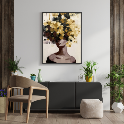 لوحة/ فتاة مودرن