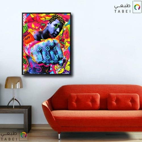 لوحة محمد علي كلاي - 60x40 cm