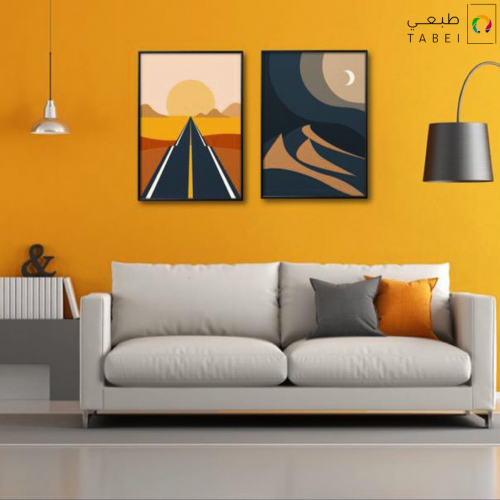 لوحتين ديكور المنازل - 70x50 cm