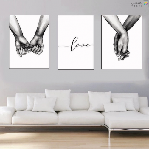 3 لوحات قياس 70x50 cm