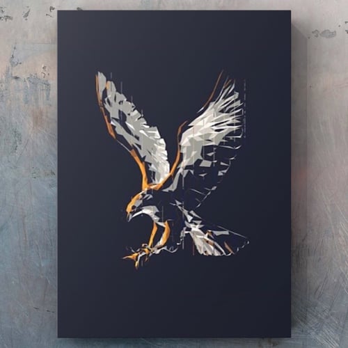 لوحة/ الصقر العربي