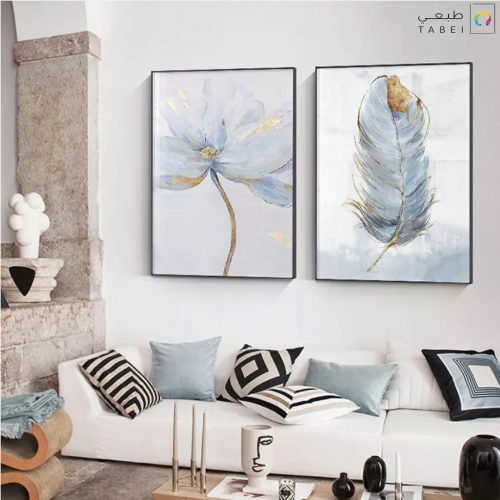 لوحتين قياس 70x50 cm