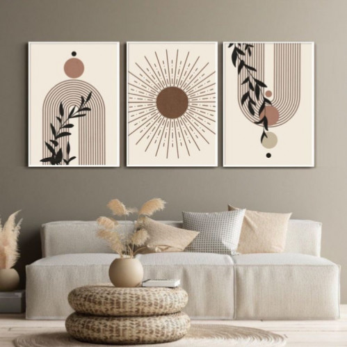 طقم 3 لوحات بوهيمي