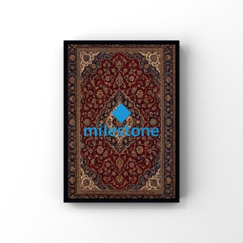 لوحة قياس 90x60 كانفس مع اطار اسود