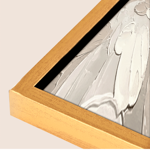 لوحة تجريدية مودرن تتميز بملمس بارز وشعور عضوي، تع...