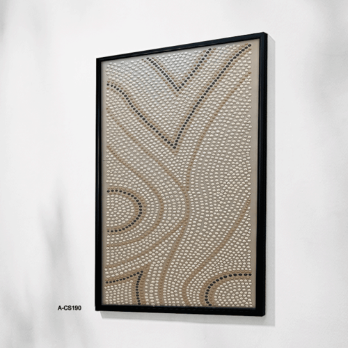 لوحة جدارية مودرن تجسد الفن التنقيطي المعاصر