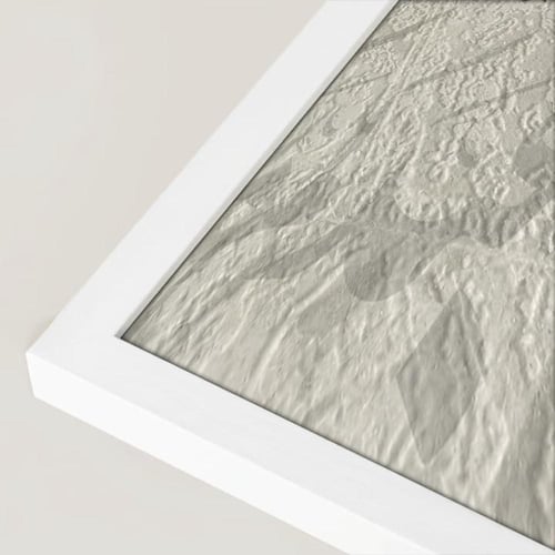 لوحة فنية بطابع تراث عيدكم مبارك بخط عربي أبيض أني...