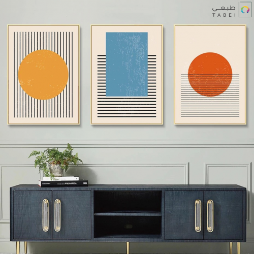 3 لوحات جميله للمنزل - 70x50 cm