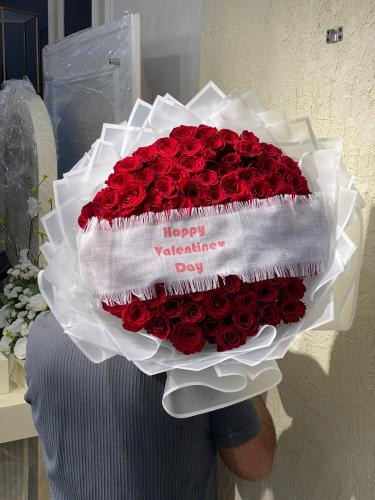 بوكية احمر 100 حبة