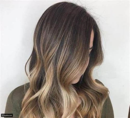 خصل شعر متوسط