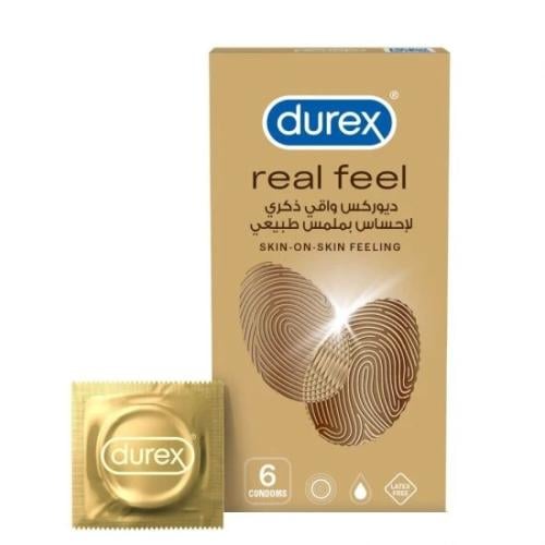 Durex male protector for a natural feeling texture - 6 pieces