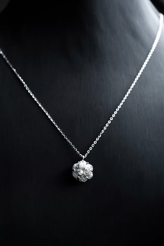 سلسال فضة عيار 925 مرصع بحجر الزركون