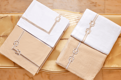 طقم مناشف 3 قطع مصنوعه من القطن المصري 100% لون أب...