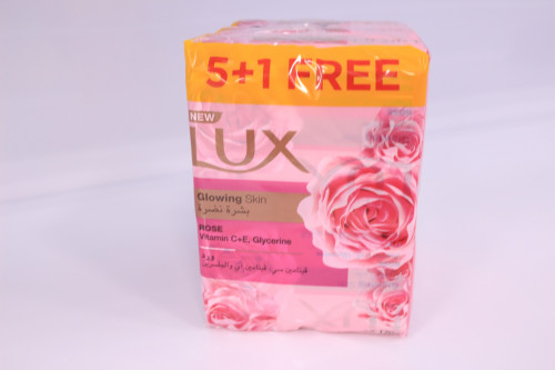 ربطة صابون لوكس قالب 170مل بشرة مثالية 6 حبات