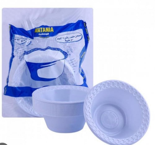 صحن شوربة بلاستك صغير
