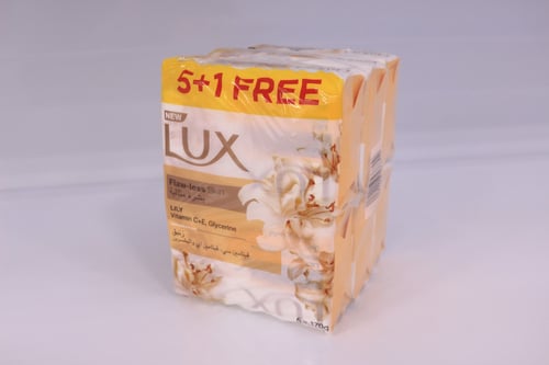 ربطة صابون لوكس قالب 120مل بشرة نضرة 6 حبات