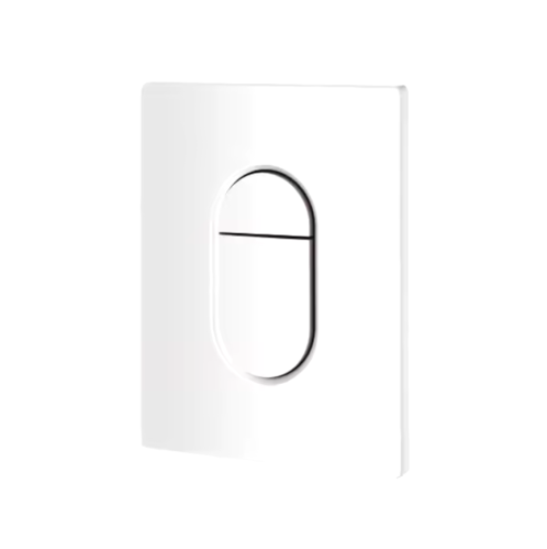 وجه ضغطة سيفون دفن مخفي دائري ابيض من Flower موديل جروهي Model GROHE