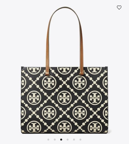 حقيبه توري بورش T MONOGRAM EMBOSSED TOTE