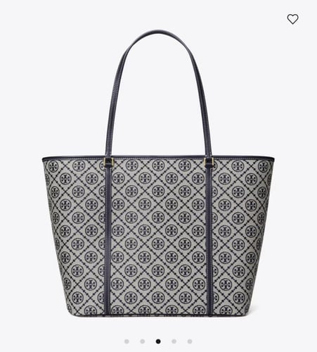 حقيبه توري بورش المقاس الكبير T MONOGRAM ZIP TOTE