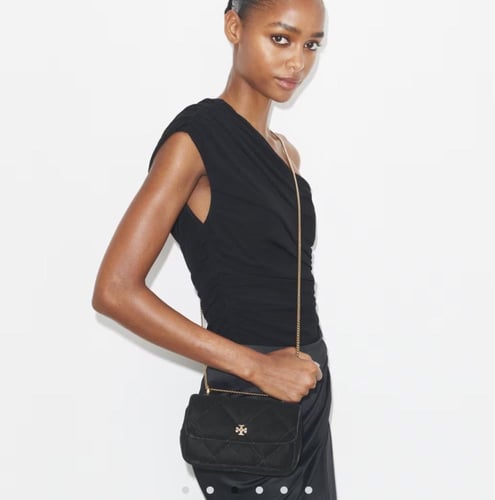 حقيبه توري بورش المقاس الصغير لون اسود MINI KIRA D...