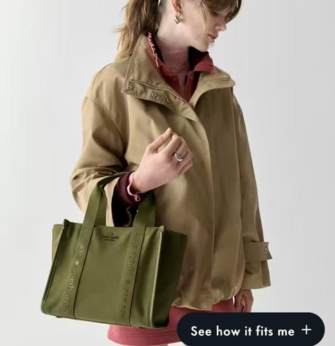 حقيبه كيت سبيد المقاس الوسط نايلون Kip Canvas