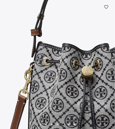 حقيبه توري بورش المقاس الوسط T MONOGRAM BUCKET